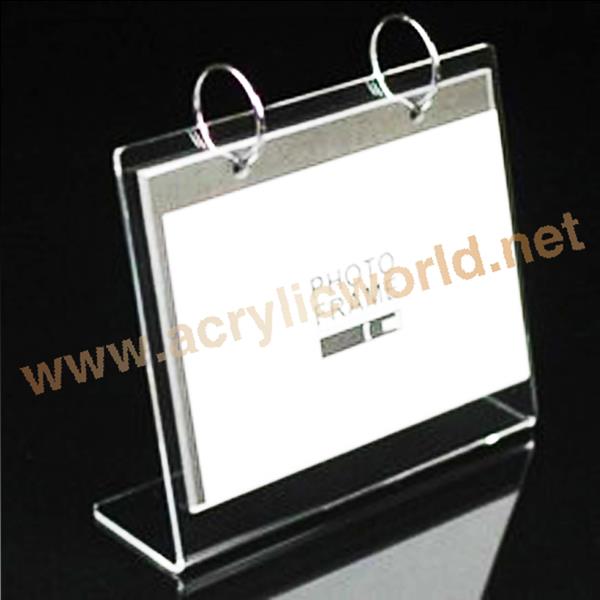 acrylic calendar display stand for promotion